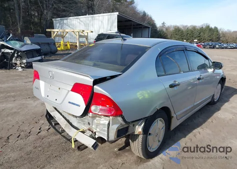 2008 Honda Civic Hybrid z USA, uszkodzony, nr VIN JHMFA36258S029137